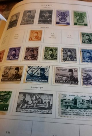 ALBUM DE SELLOS ANTIGUO