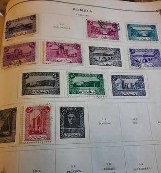 ALBUM DE SELLOS ANTIGUO