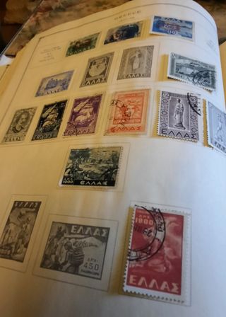 ALBUM DE SELLOS ANTIGUO