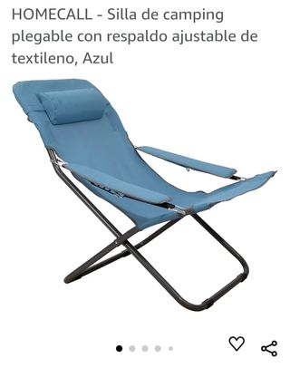 Silla camping plegable