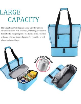 Bolsa de playa/piscina  con nevera