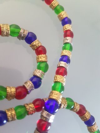 Collar vintage de cristal de Murano