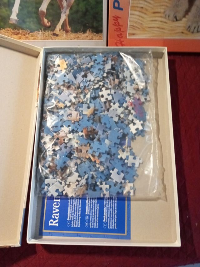 Puzzles de animales nuevos sin abrir.