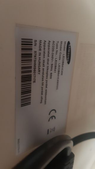 Televisión Samsung más tdt