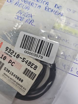 JUNTA TORICA YAMAHA AEROX Y JOG RR