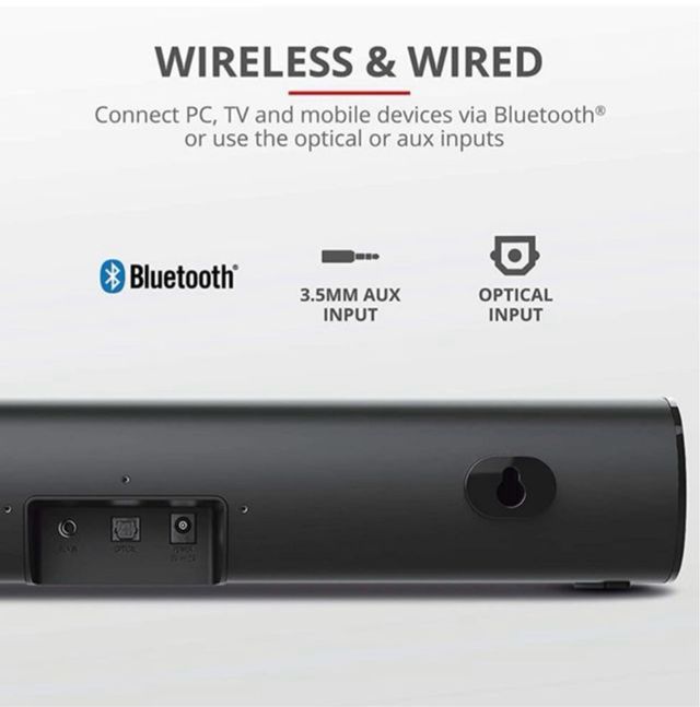 Trust Lino HD Soundbar con Bluetooth
