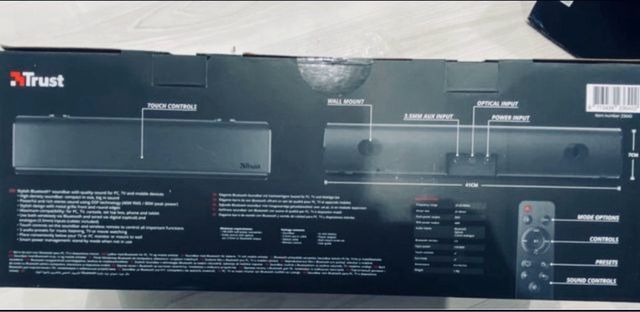 Trust Lino HD Soundbar con Bluetooth