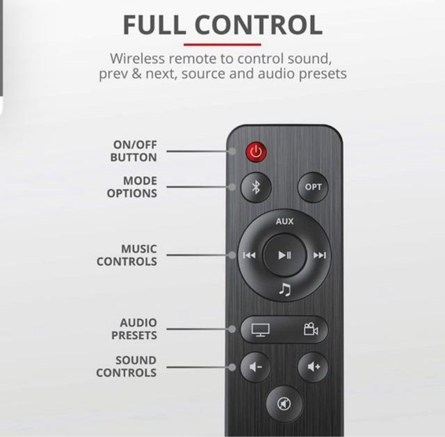 Trust Lino HD Soundbar con Bluetooth