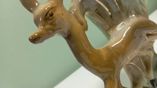 Vasetto vintage ceramica cerbiatto