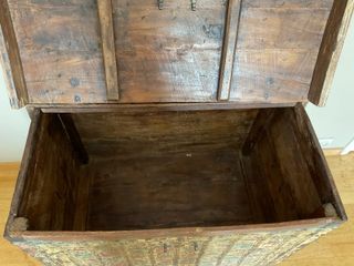 Cofre de boda de India antiguo