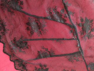 Kimono largo de encaje negro. T. única HALLOWEEN