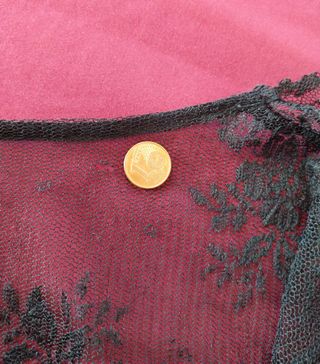 Kimono largo de encaje negro. T. única HALLOWEEN
