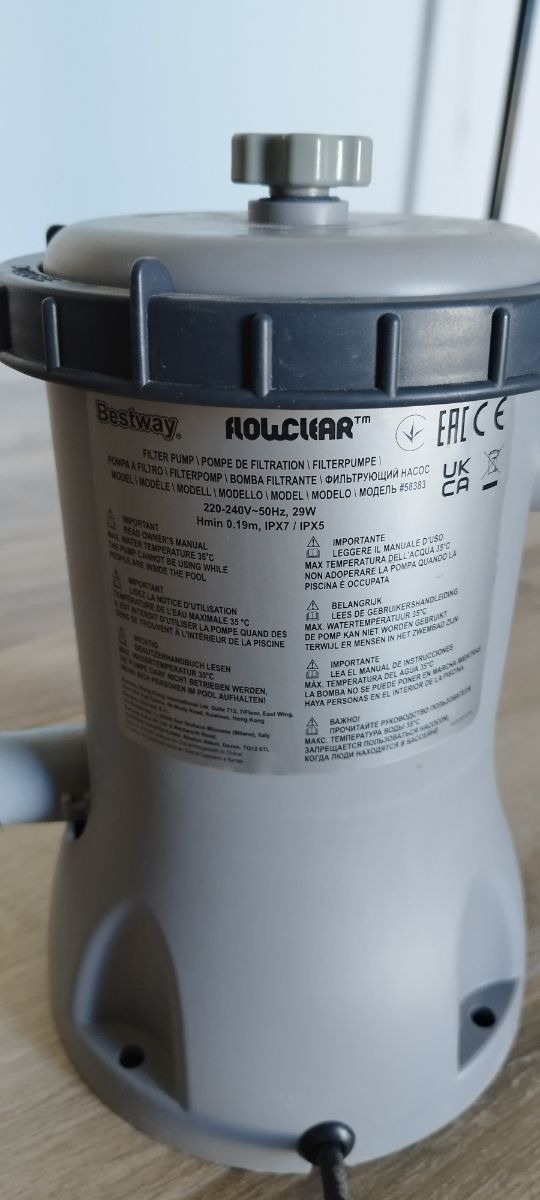 Depuradora para piscina desmontable 