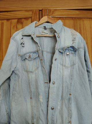 Cazadora vaquera oversize
