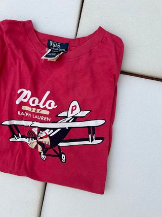 Camiseta Polo Ralph Lauren de Manga Larga Vintage