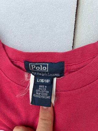 Camiseta Polo Ralph Lauren de Manga Larga Vintage
