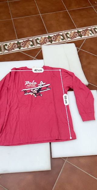 Camiseta Polo Ralph Lauren de Manga Larga Vintage