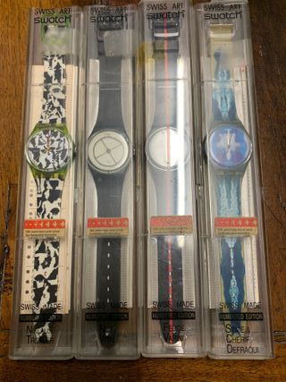 Swatch Swiss Art Confederazione elvetica 1991 4 pz