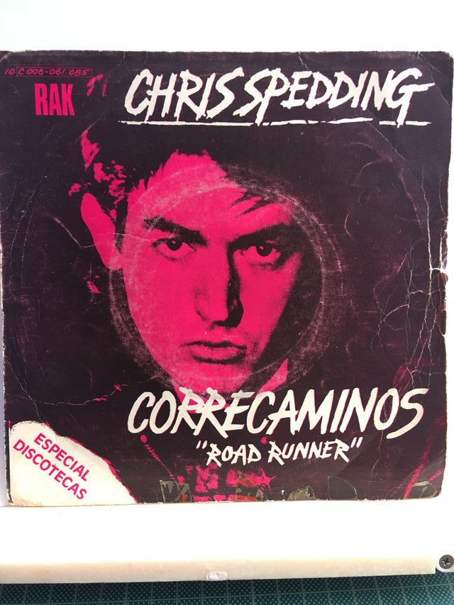 Single de vinilo Chris Spedding – Correcaminos