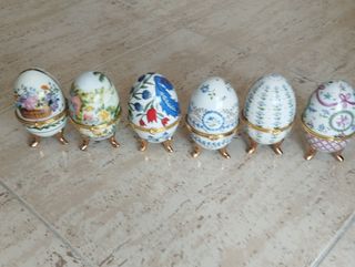 Portagioie a sei uova stile Fabergé