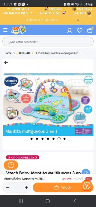 Manta juegos bebe