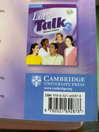 Libro inglés LET’S TALK 3