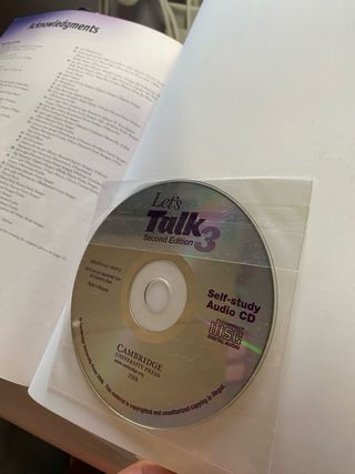 Libro inglés LET’S TALK 3