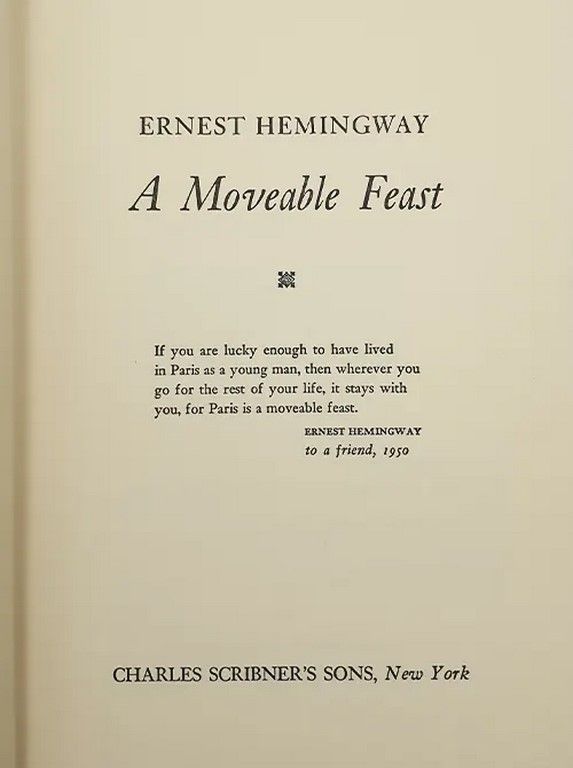 A Moveable Feast