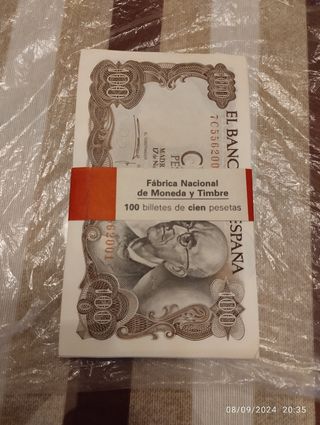 Serie 100 billetes Menuel de Falla