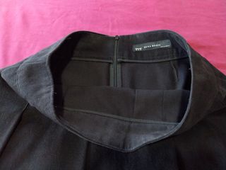 Falda de tablas negra. XL