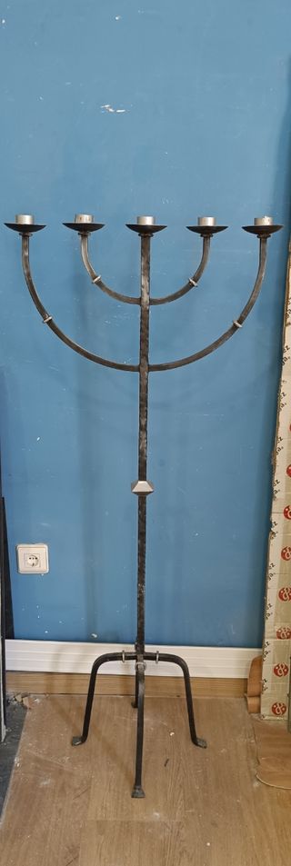 Candelabro 5 velas de pie