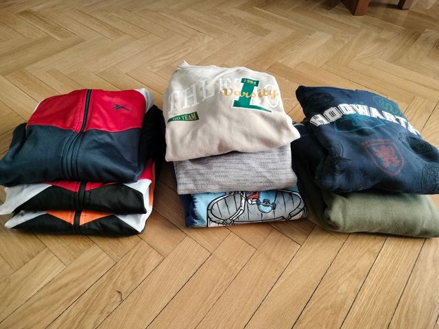 Lote 8 sudaderas niño talla 10