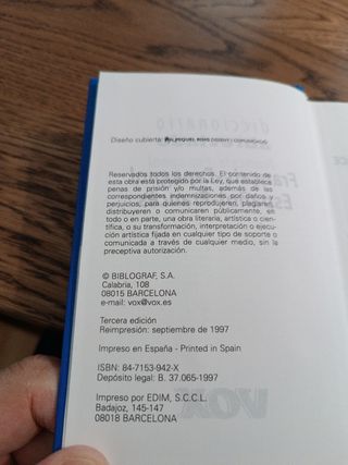 Diccionario francais espagnol español f