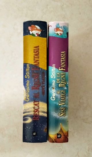 Dos libros de Gerónimo Stilton