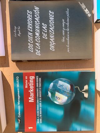Pack de libros nuevos RRPP, economía, marketing