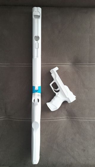 NUEVO accesorios wii-U:Rifle + Pistola