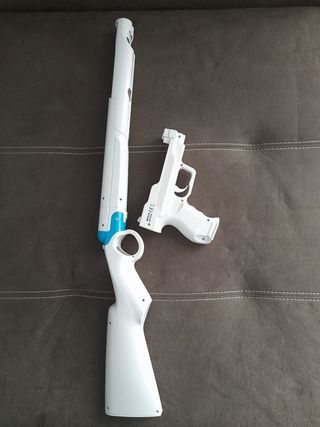 NUEVO accesorios wii-U:Rifle + Pistola