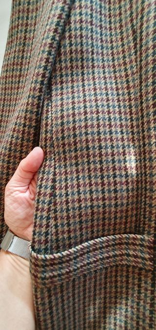 Giacca vintage pura lana tg 54