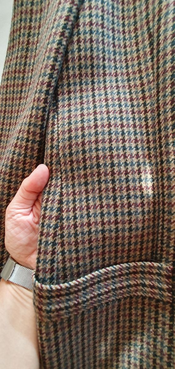 Giacca vintage pura lana tg 54