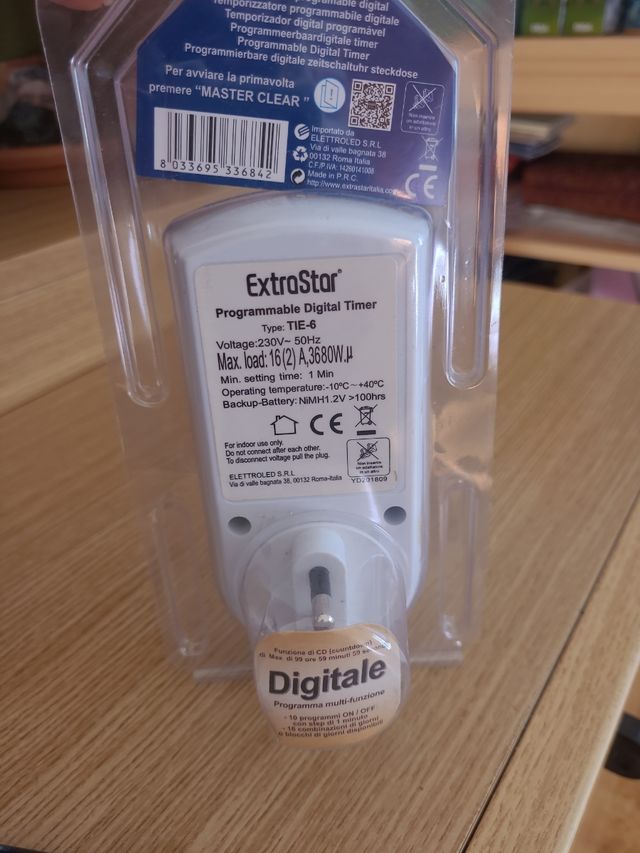 Temporizzatore programmabile digitale