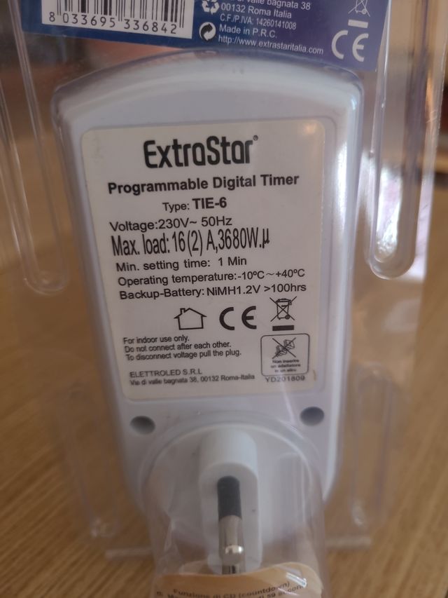 Temporizzatore programmabile digitale