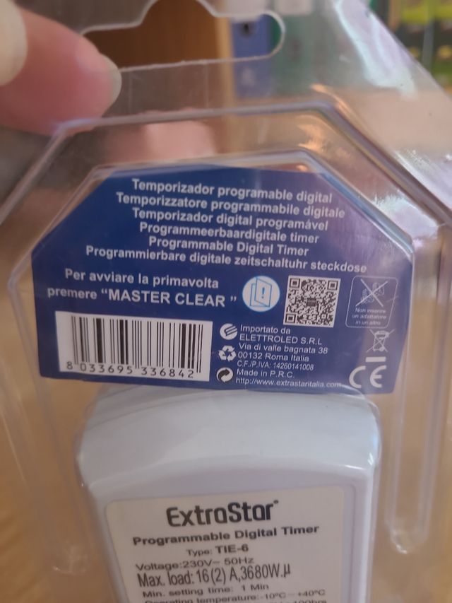 Temporizzatore programmabile digitale