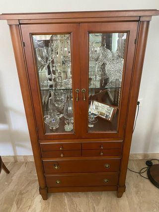 Mueble salon vitrina