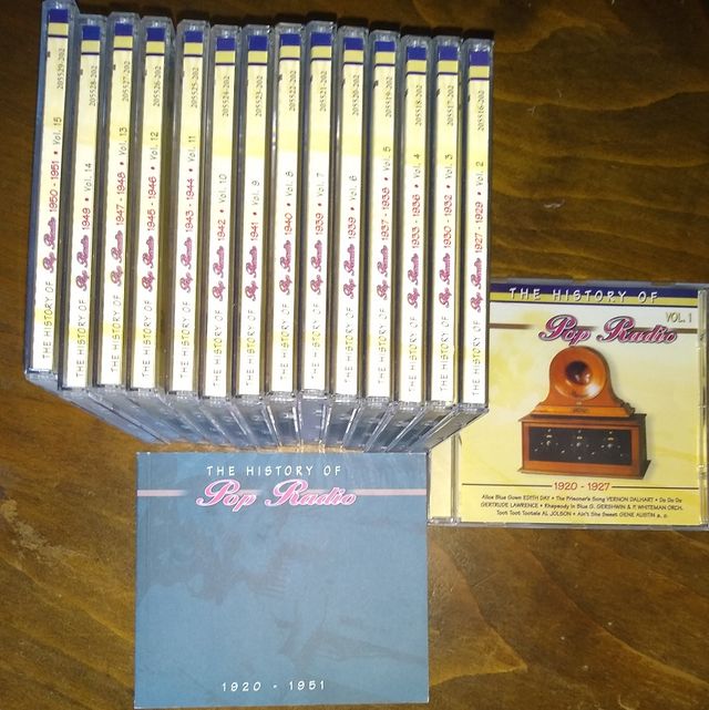 COLECCION 15 CD + LIBRO - THE HISTORY OF POP RADIO