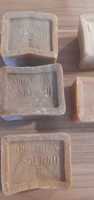 Colección antiguos jabones de  pastilla