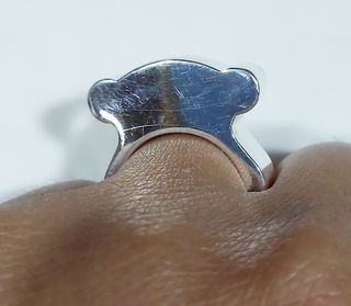Anillo silueta oso