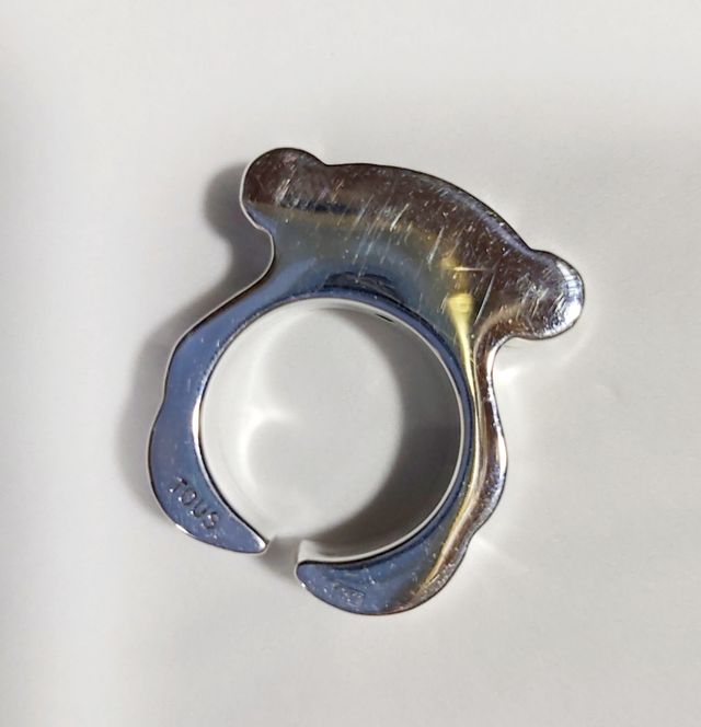 Anillo silueta oso