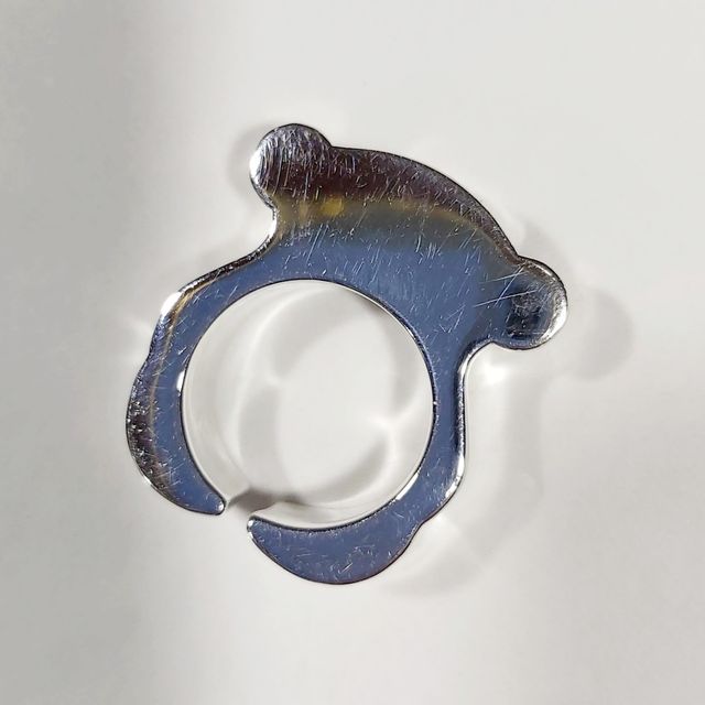 Anillo silueta oso