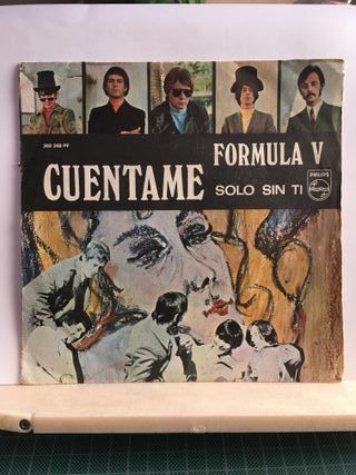 Single de vinilo Fórmula V Cuéntame / Solo sin ti