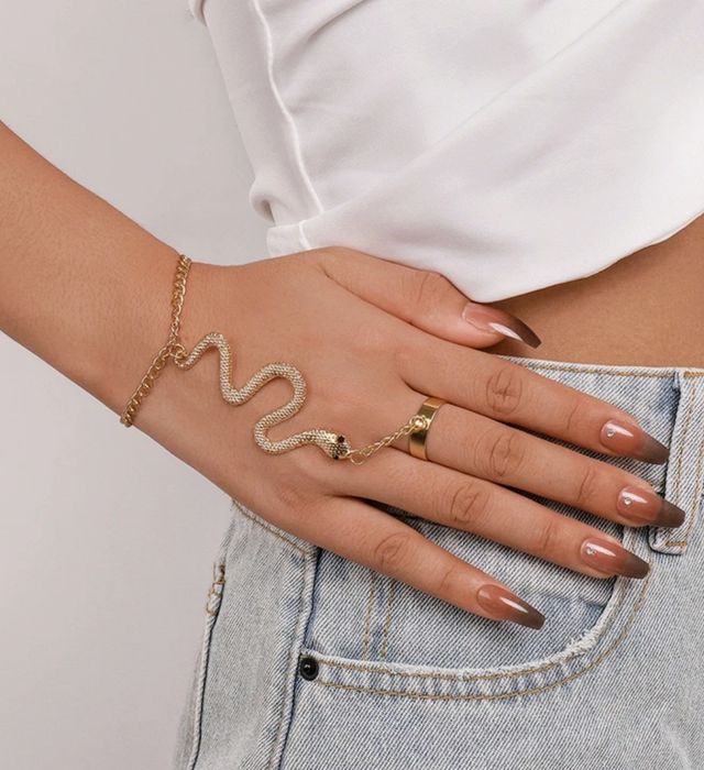 Bracciale Unique Snake Jewelry colore Oro o Argento